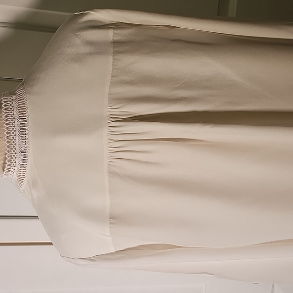 Carlisle 100% Silk Long Sleeve With Lace Blouse. Size 14. Elegant - Picture 8 of 12